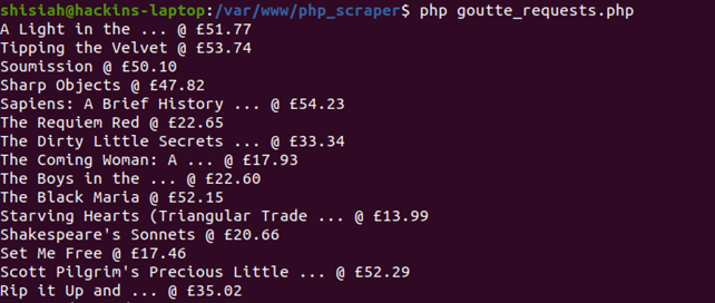 php goutte requests
