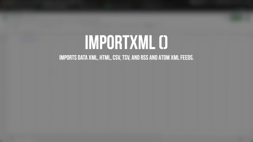 import xml