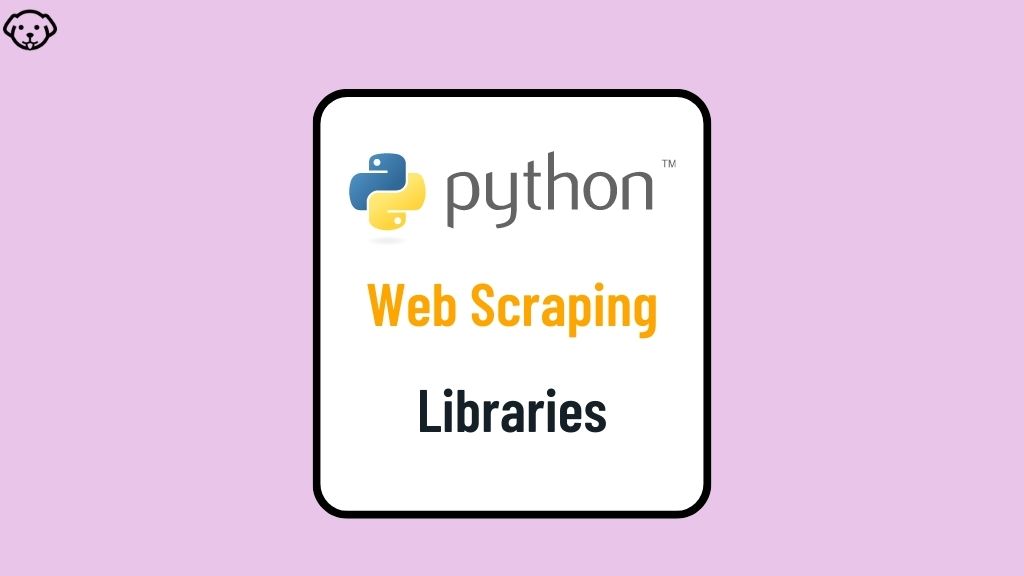 web scraping libraries for python