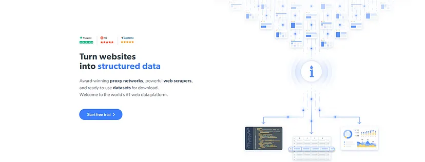 brightdata home page