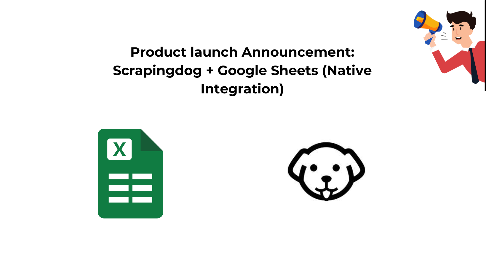 Announcement Scrapingdog + Google Sheets (Native Integration)