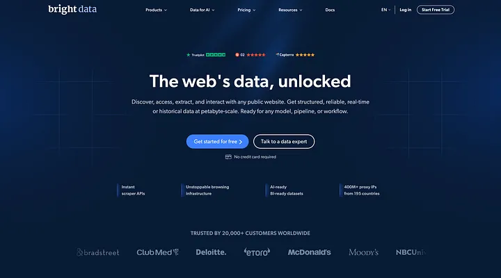 brightdata dashboard